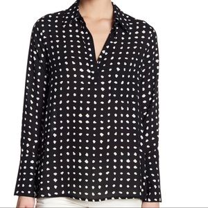 🖤 Pleione Chiffon Hi-lo Blouse